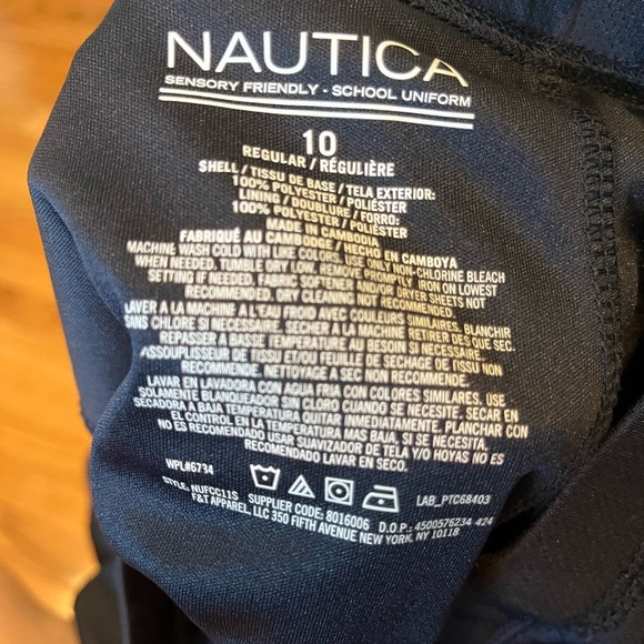 Set of 2 Nautica size 10 Girls School Uniform
Sensory-Friendly Skort - Picture 4 of 4